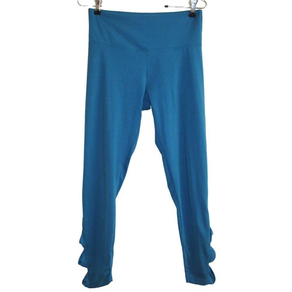 Bally Blue High Rise Yoga Active Leggings Size M